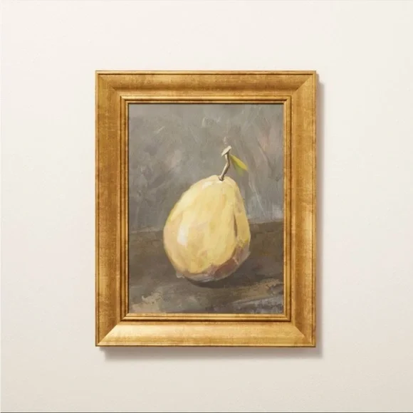 *NEW* Hearth & Hand Magnolia Fall 2022 12" x 15" Fruit Pear Framed Art
